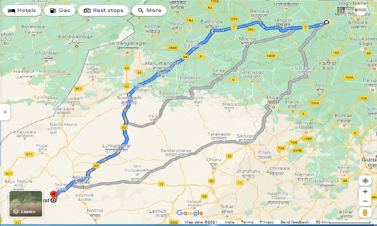 patiala-to-kolayat-taxi