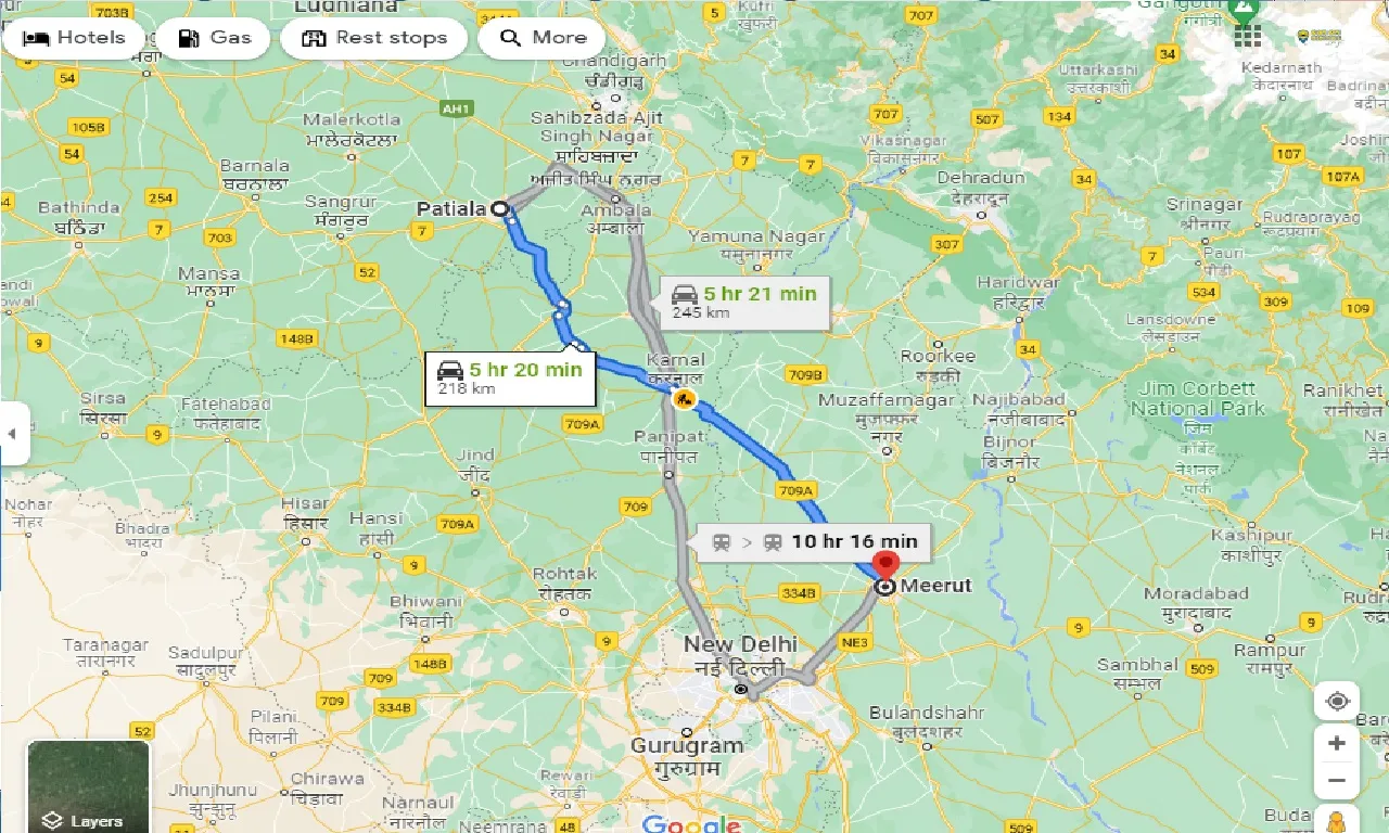 patiala-to-meerut-taxi