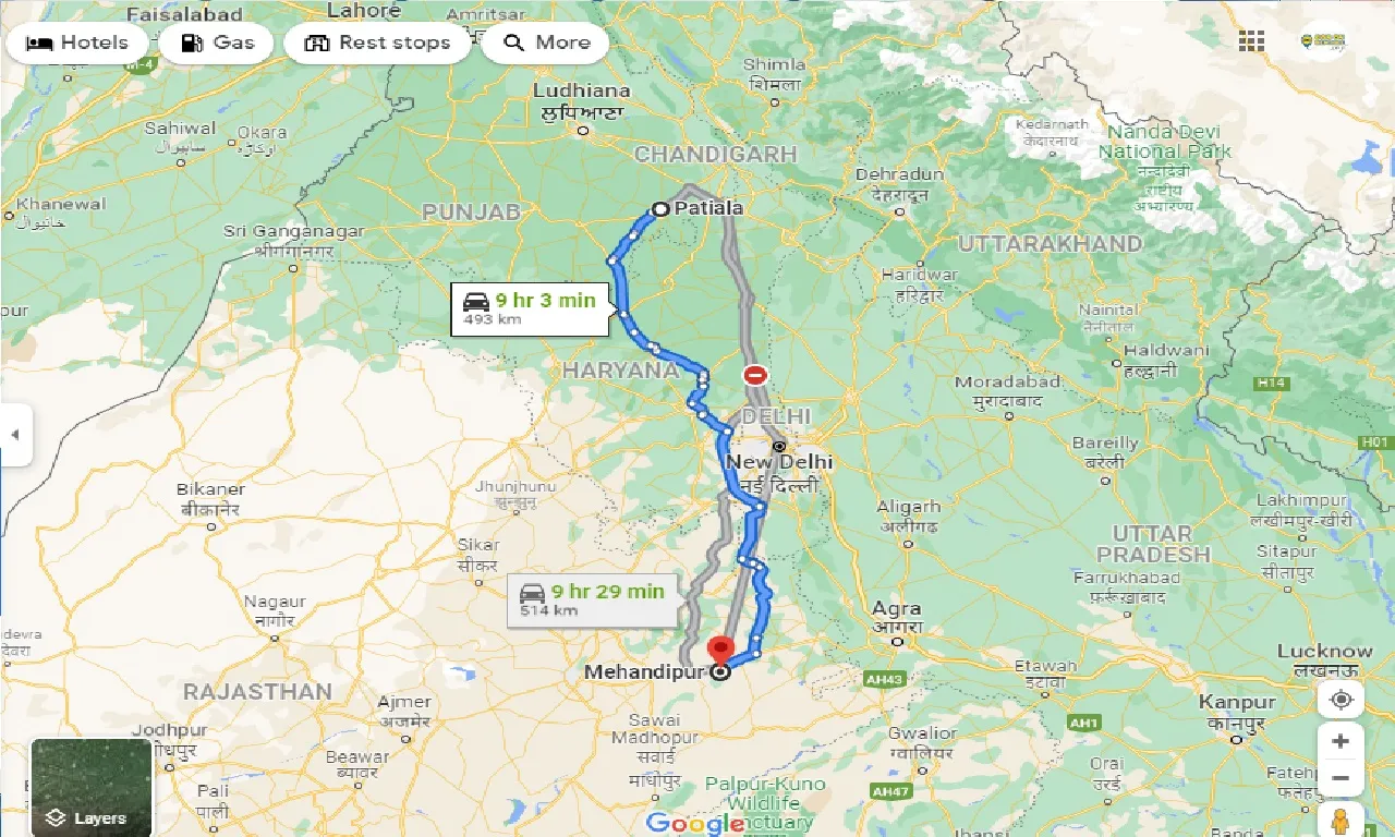 patiala-to-mehandipur-one-way