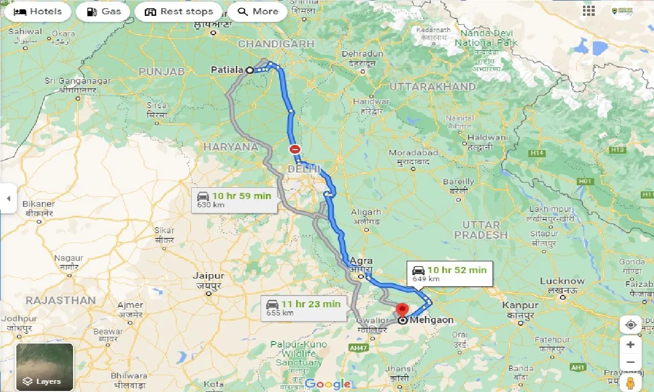 patiala-to-mehgaon-one-way