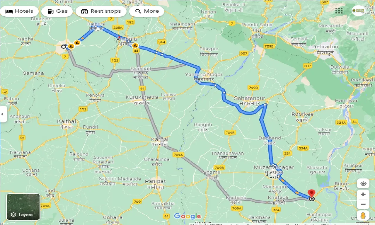 patiala-to-miranpur-one-way
