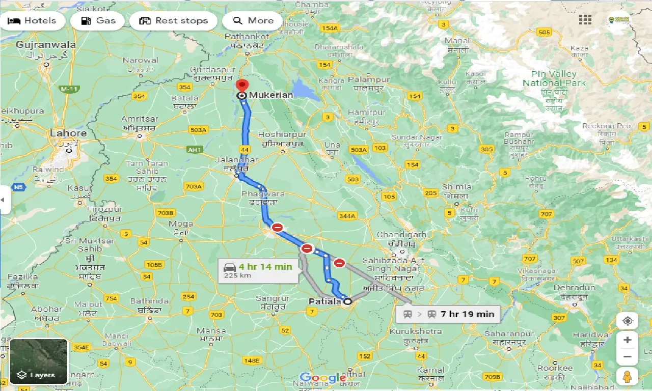 patiala-to-mukerian-one-way