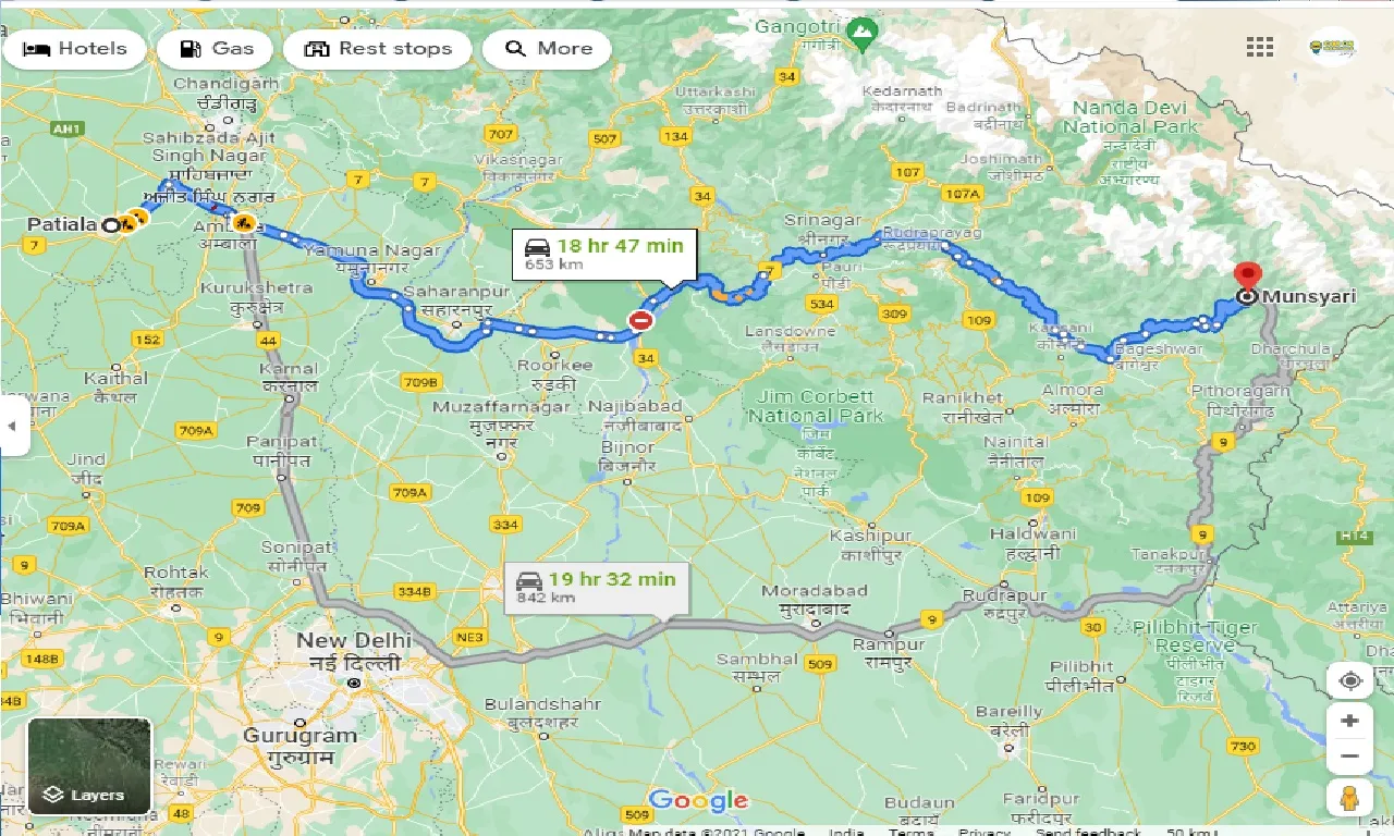 patiala-to-munsyari-one-way