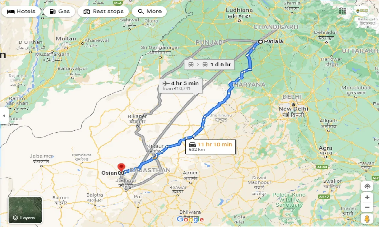 patiala-to-osian-one-way