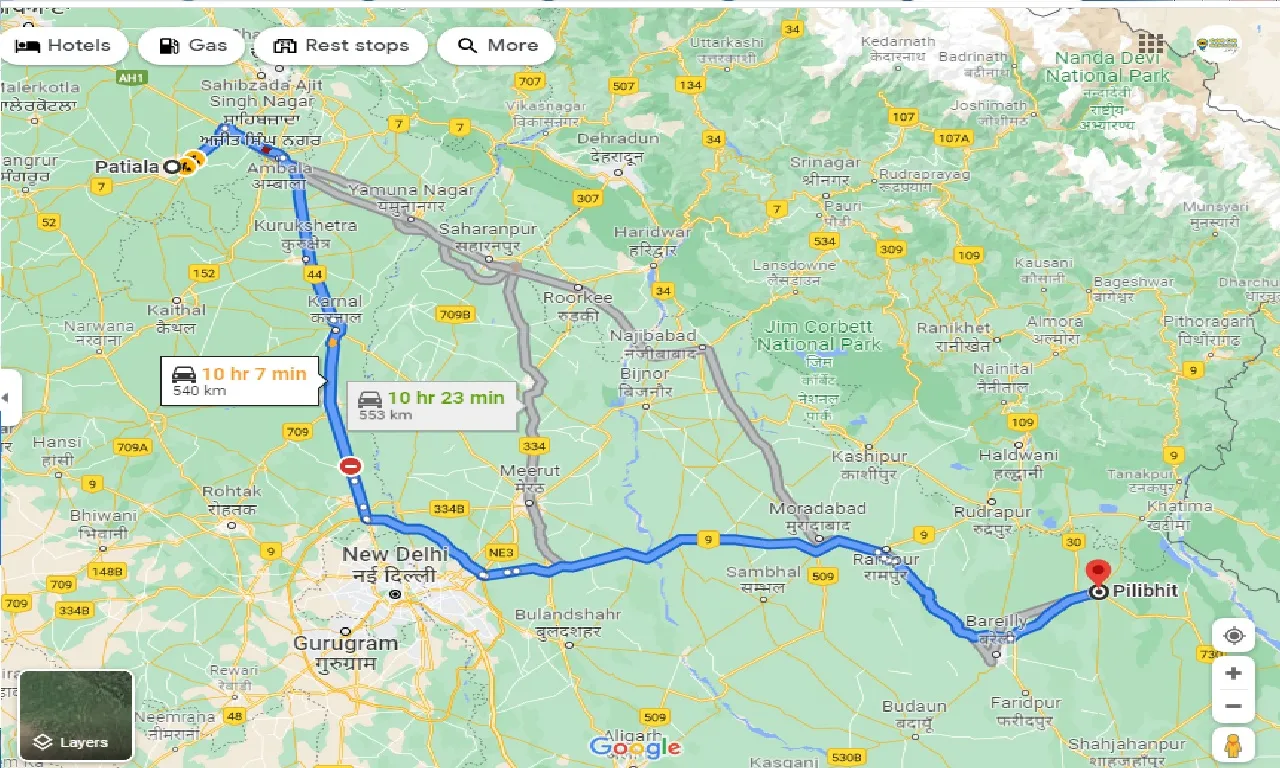 patiala-to-pilibhit-one-way