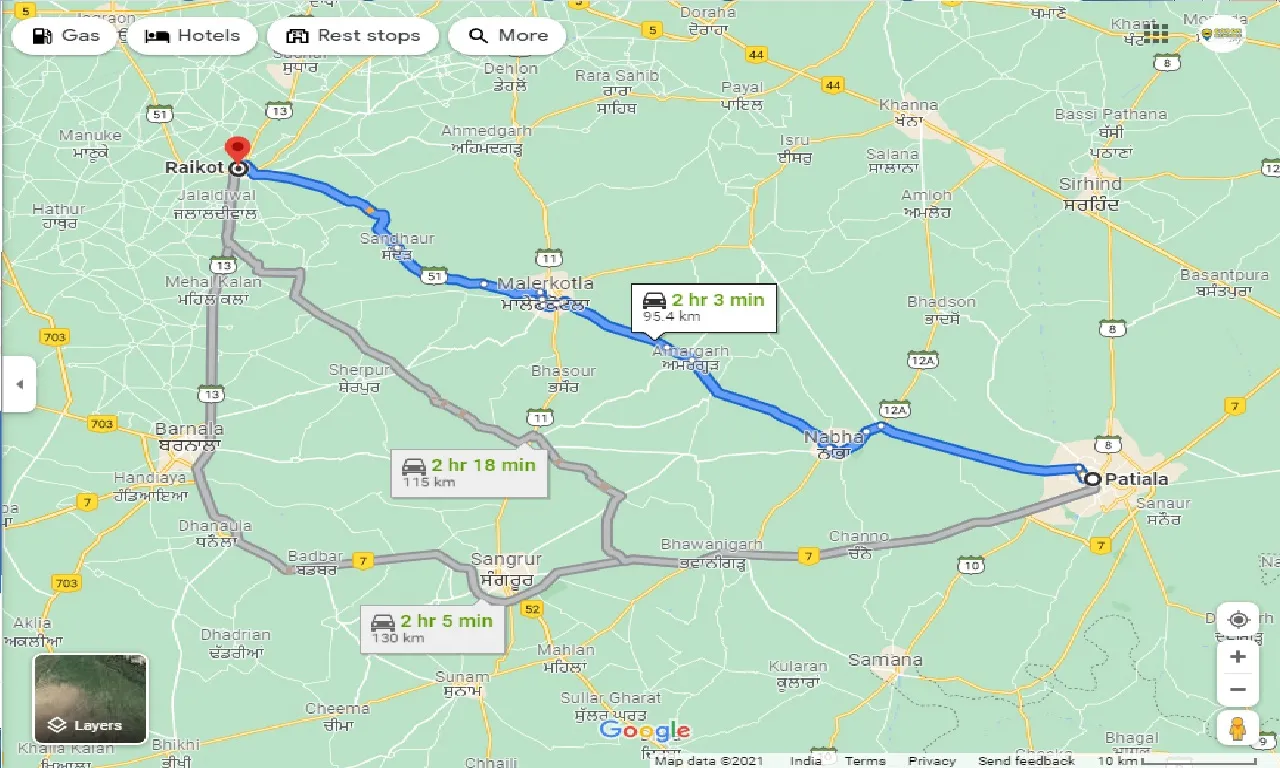 patiala-to-raikot-one-way