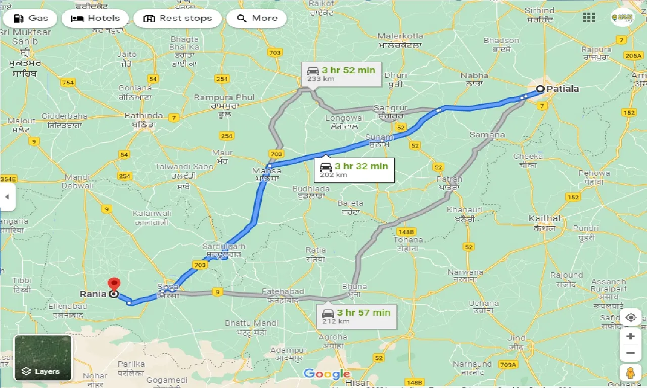 patiala-to-rania-one-way