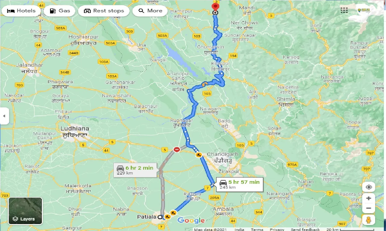 patiala-to-sarkaghat-one-way