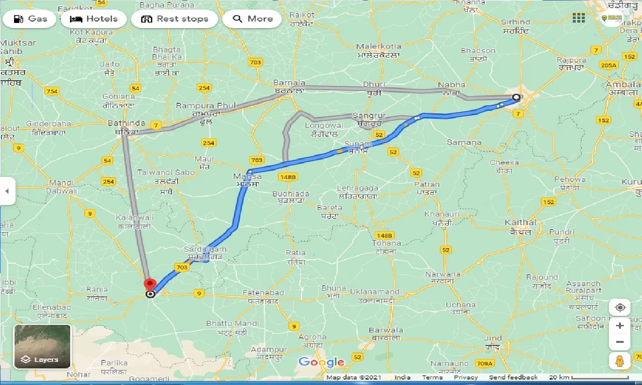 patiala-to-sirsa-one-way