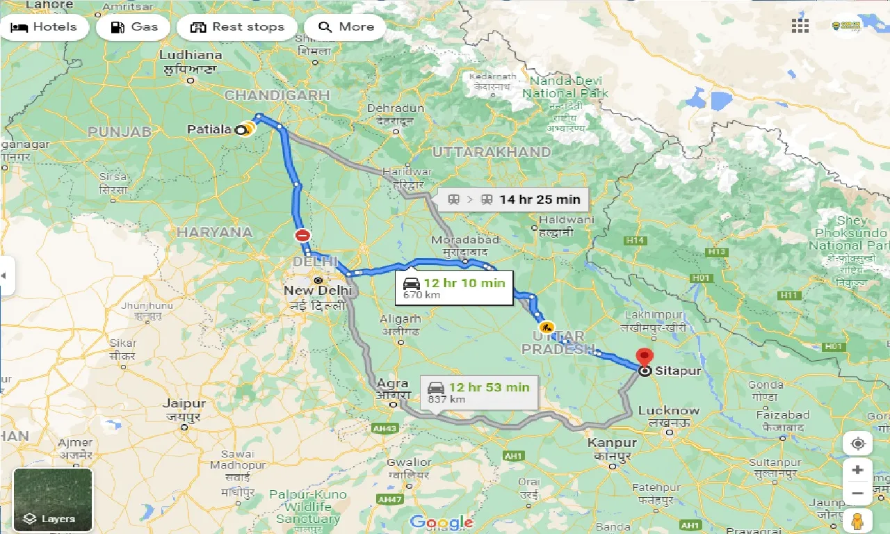 patiala-to-sitapur-one-way