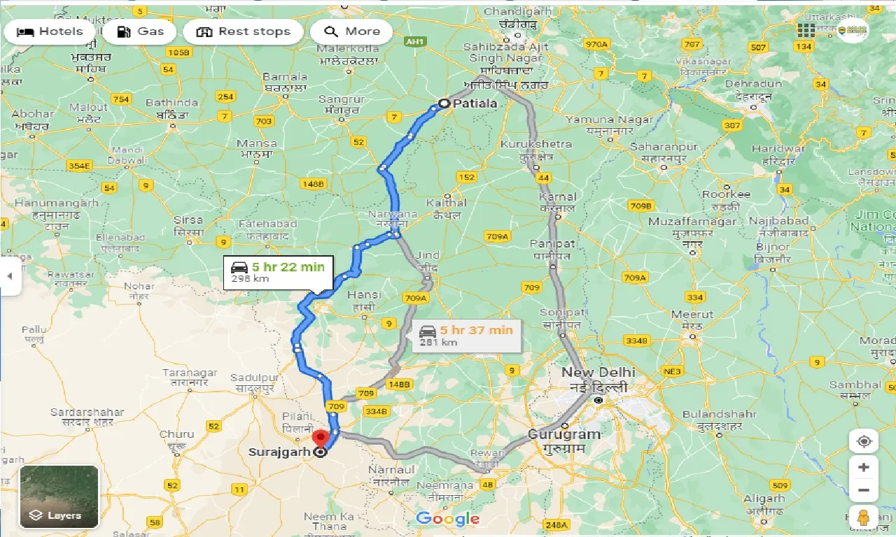 patiala-to-surajgarh-taxi