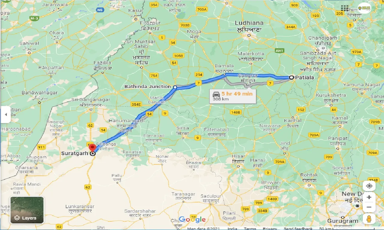 patiala-to-suratgarh-taxi