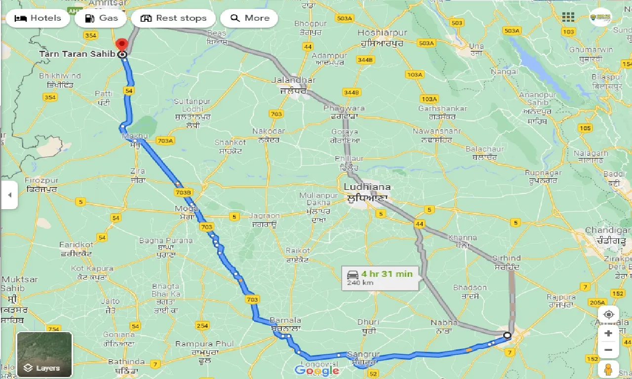 patiala-to-tarn-taran-sahib-one-way