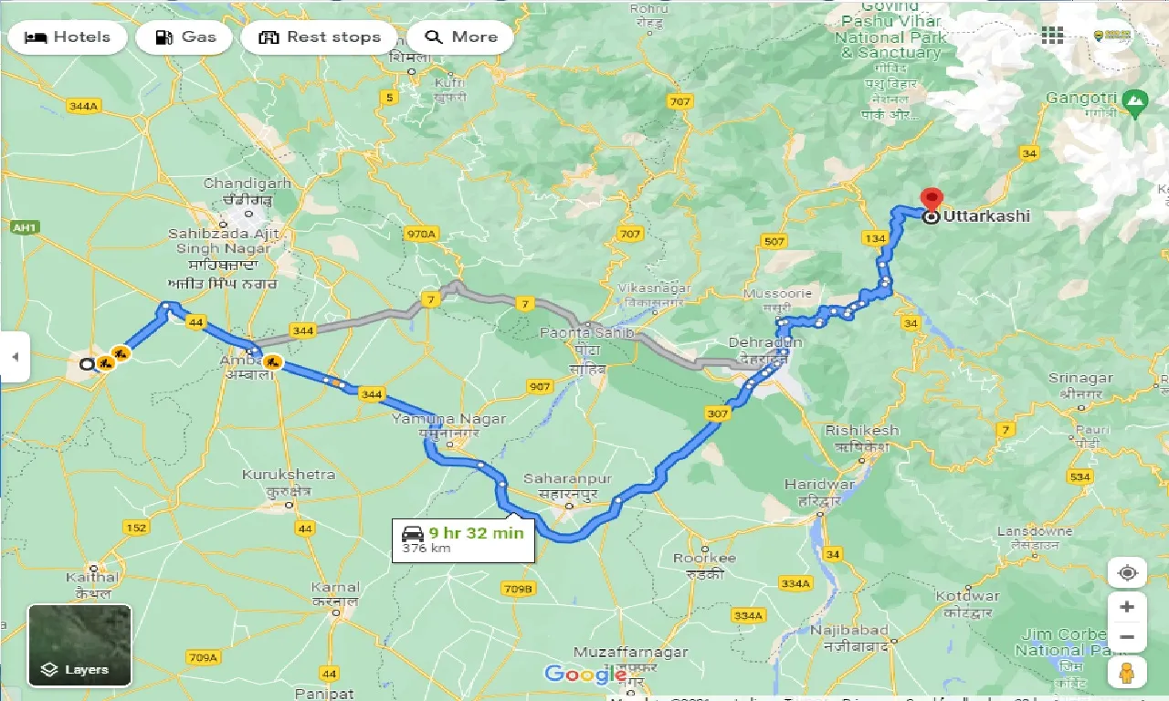 patiala-to-uttarkashi-taxi