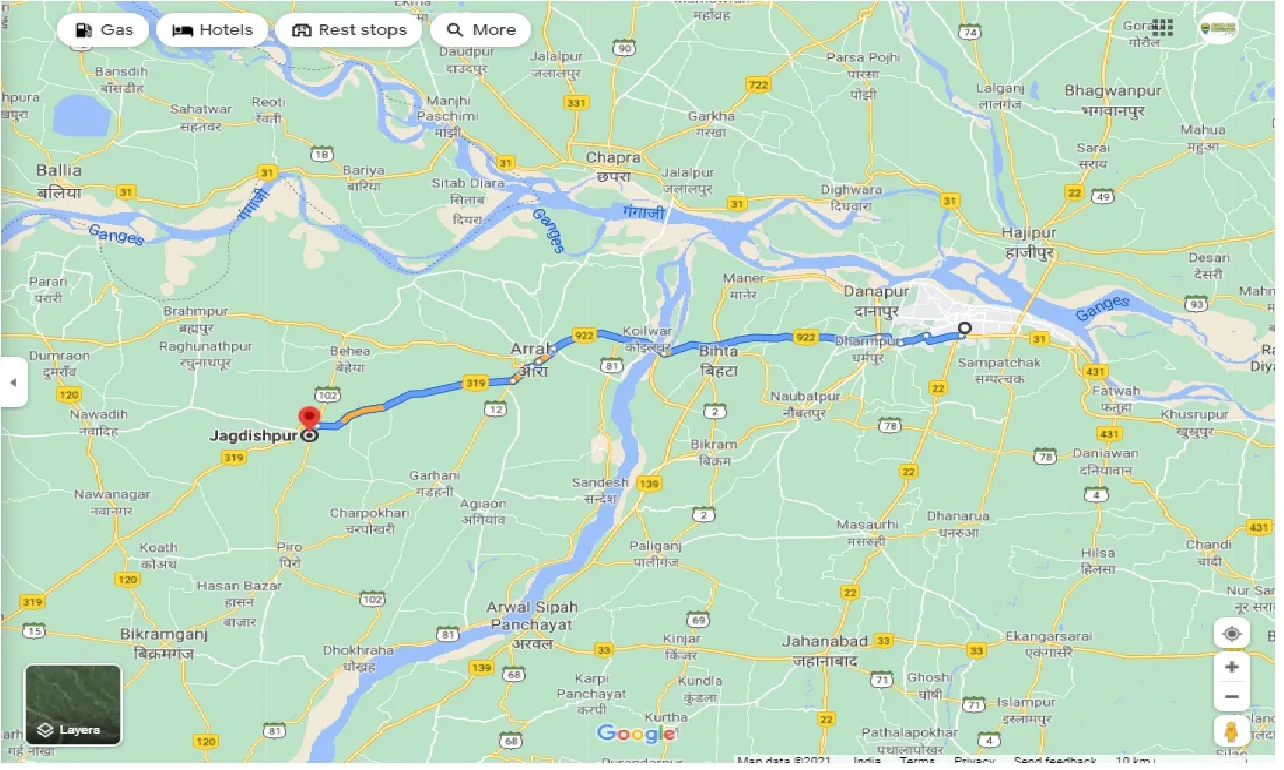 patna-to-jagdishpur-one-way