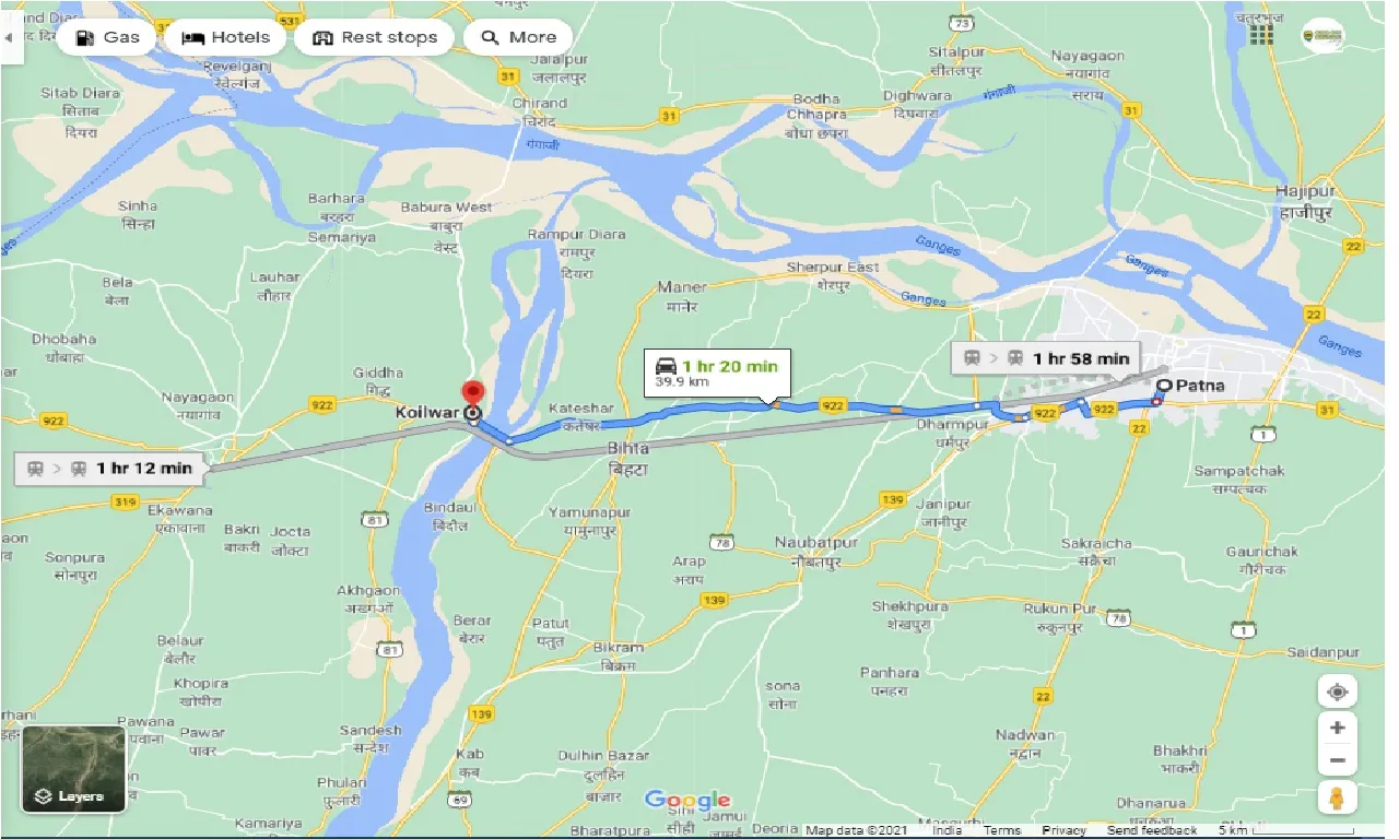 patna-to-koilwar-one-way