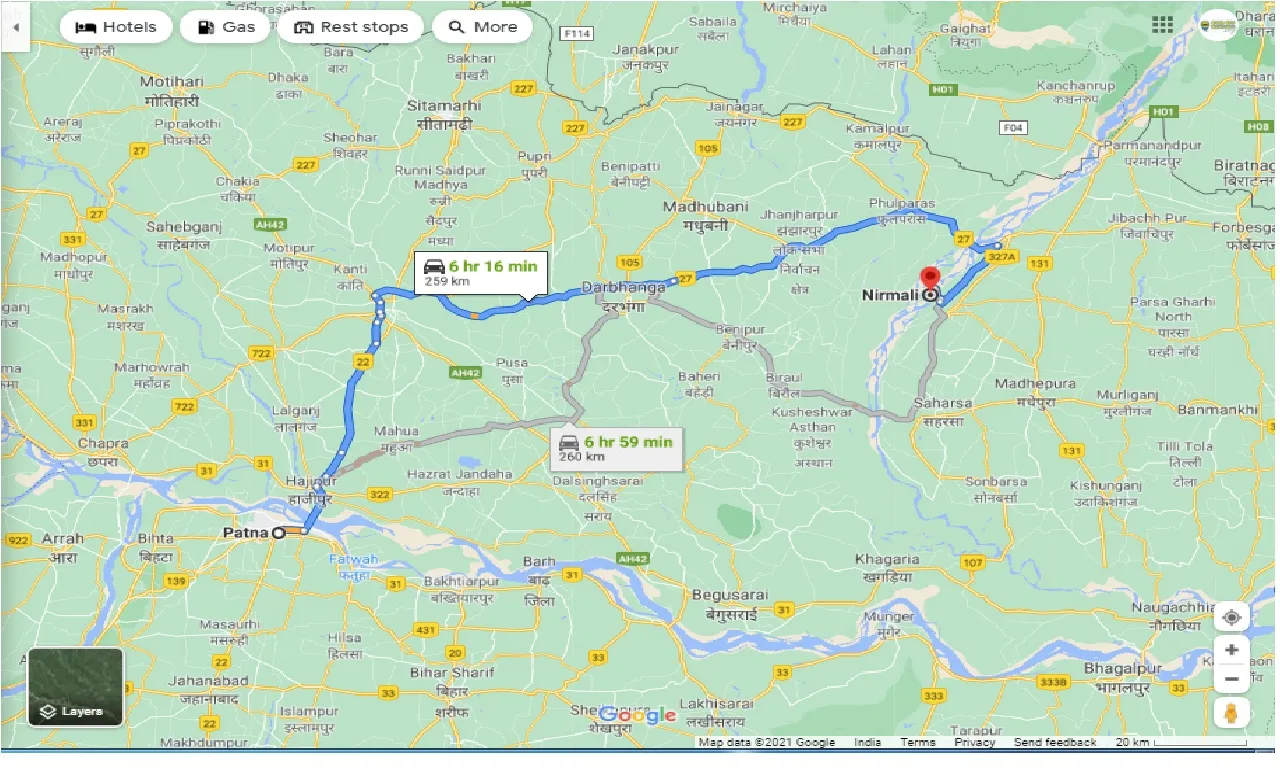 patna-to-nirmali-one-way