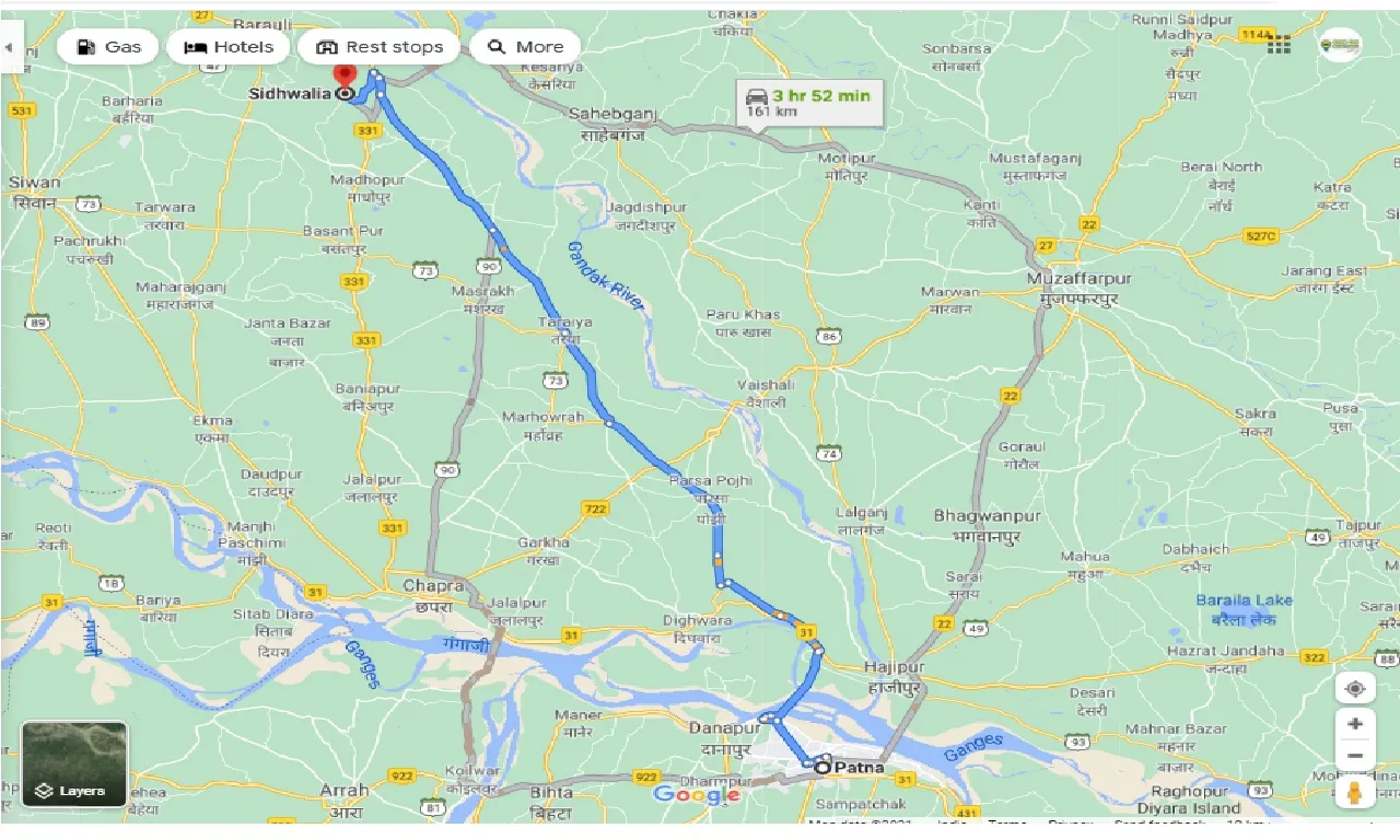patna-to-sidhwalia-one-way