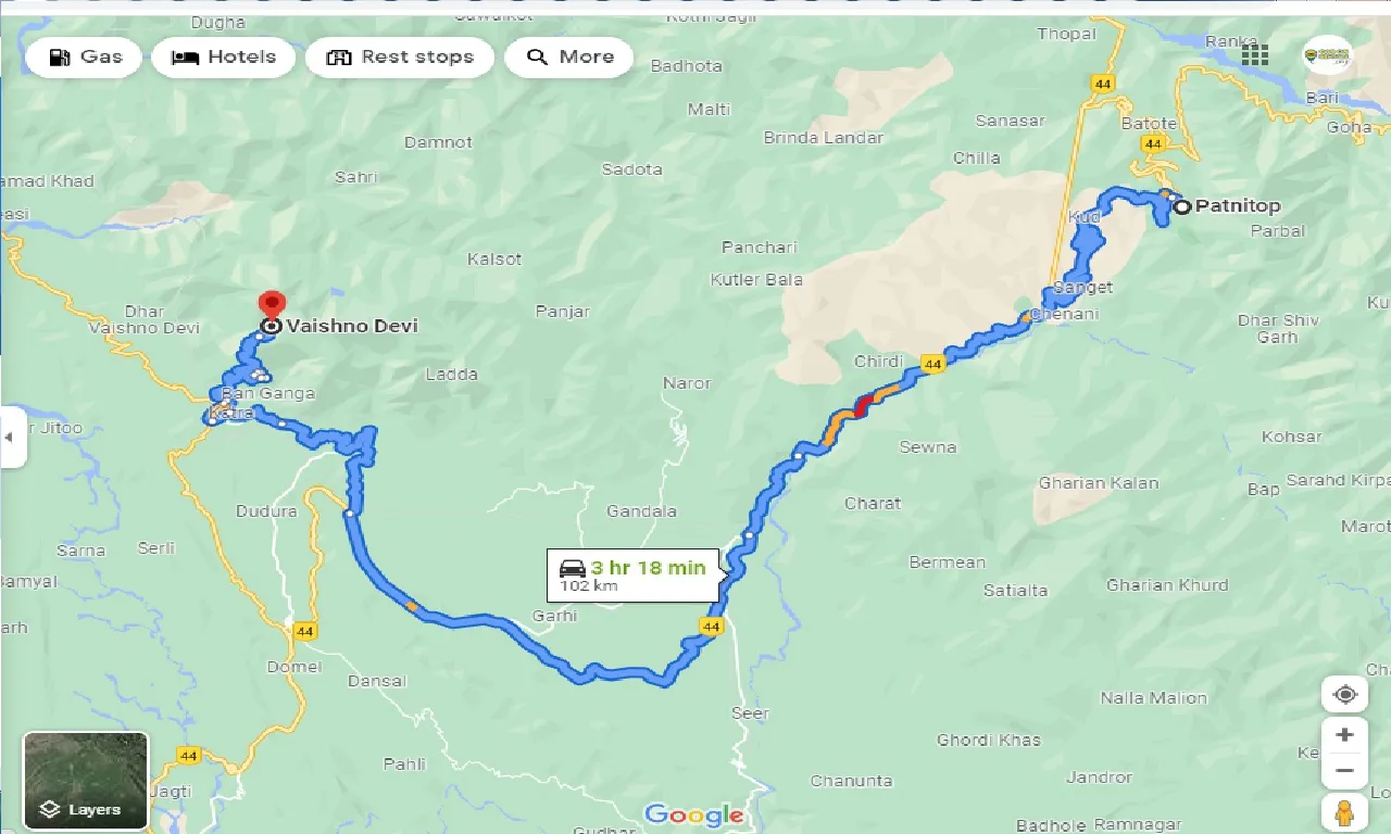 patnitop-to-vaishno-devi-one-way