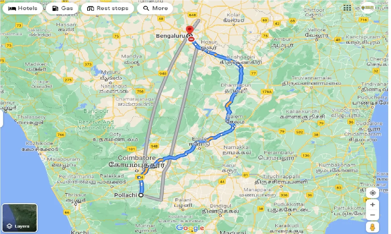 pollachi-to-bangalore-round-trip