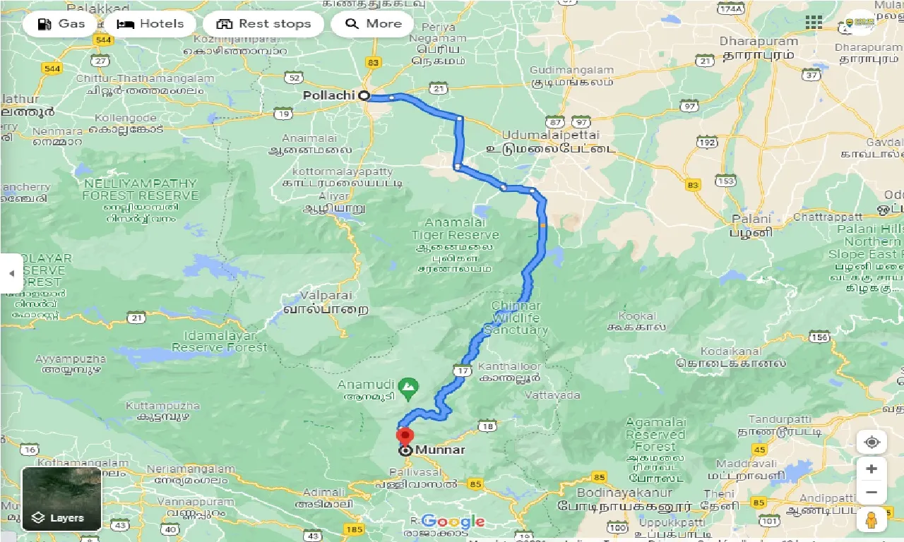 pollachi-to-munnar-round-trip