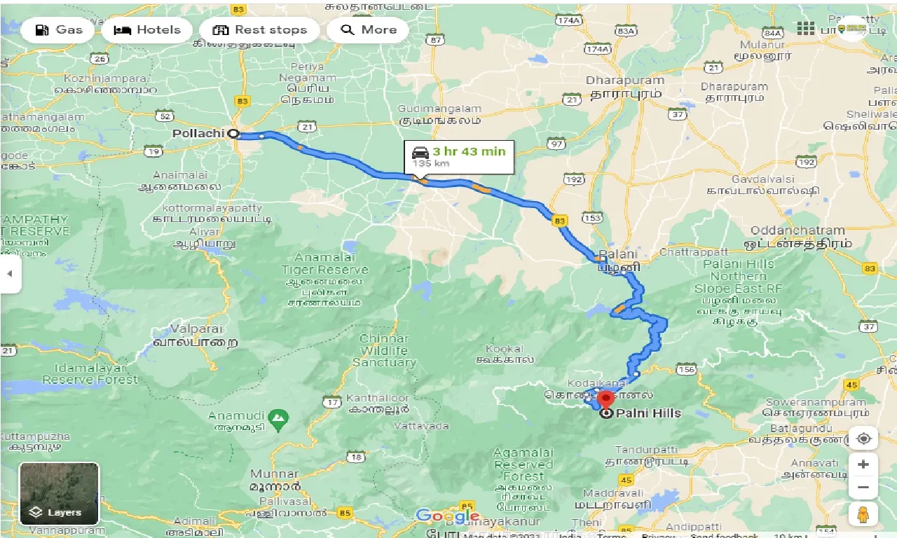 pollachi-to-palani-hills-round-trip