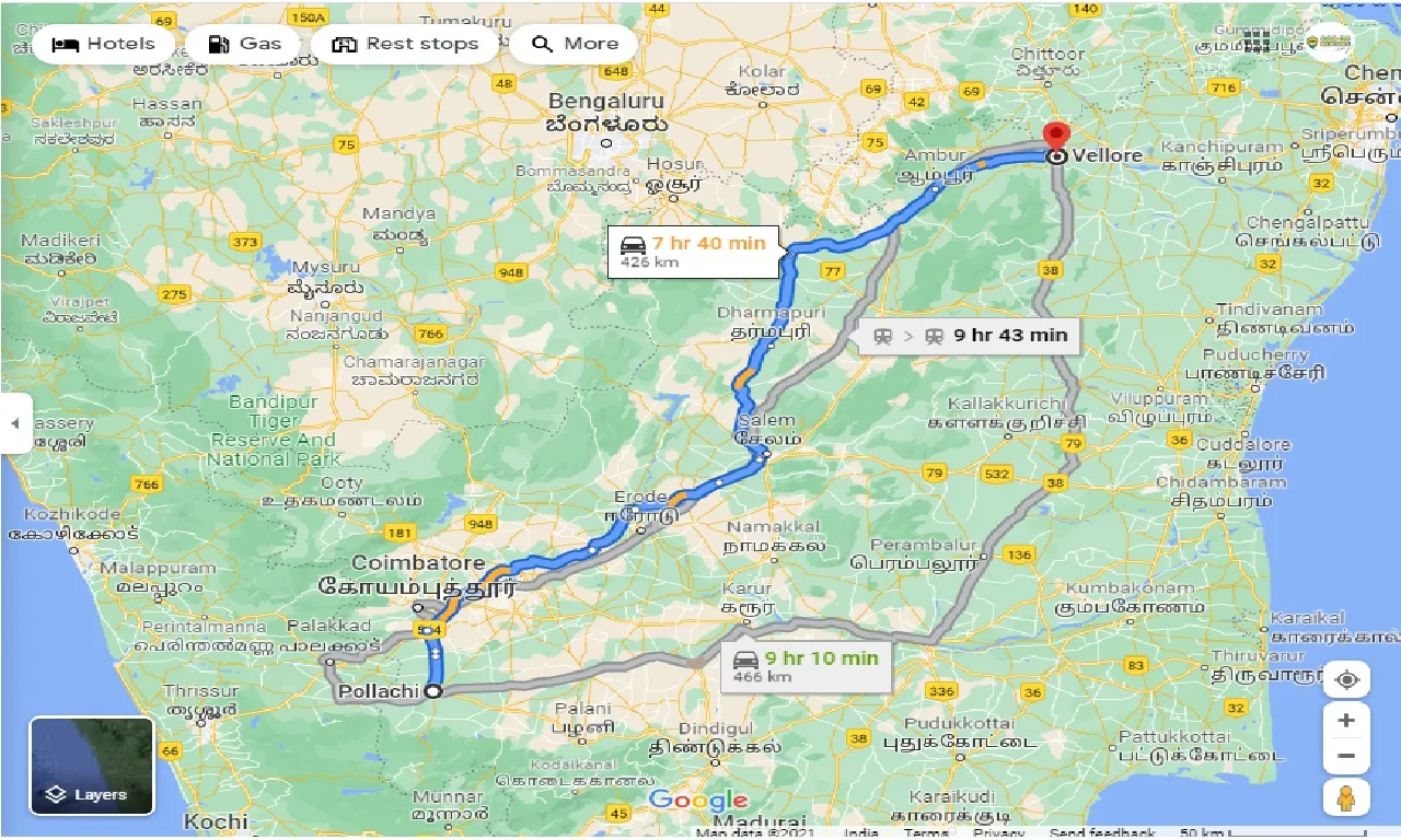 pollachi-to-vellore-one-way