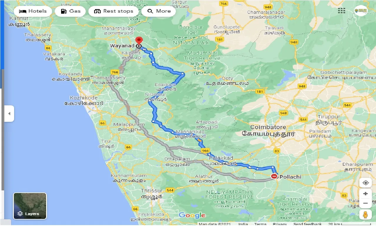 pollachi-to-wayanad-one-way