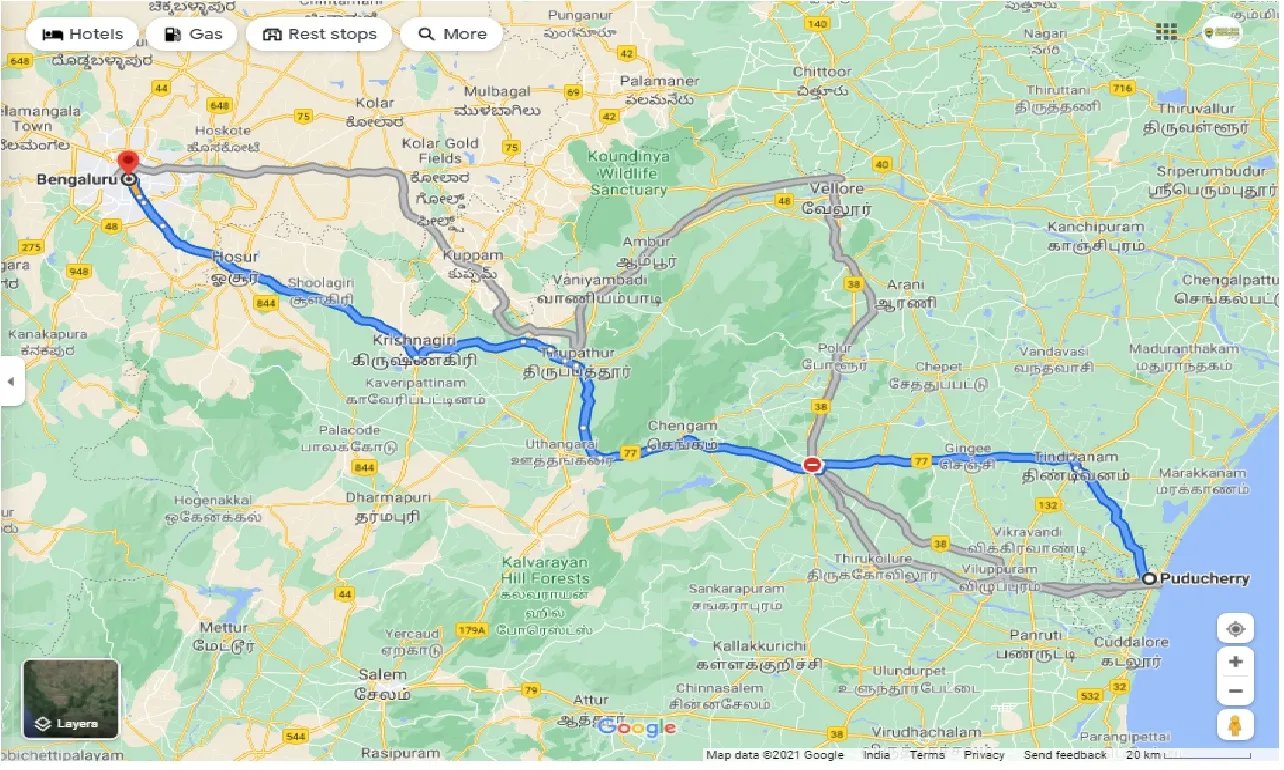 pondicherry-to-bangalore-round-trip