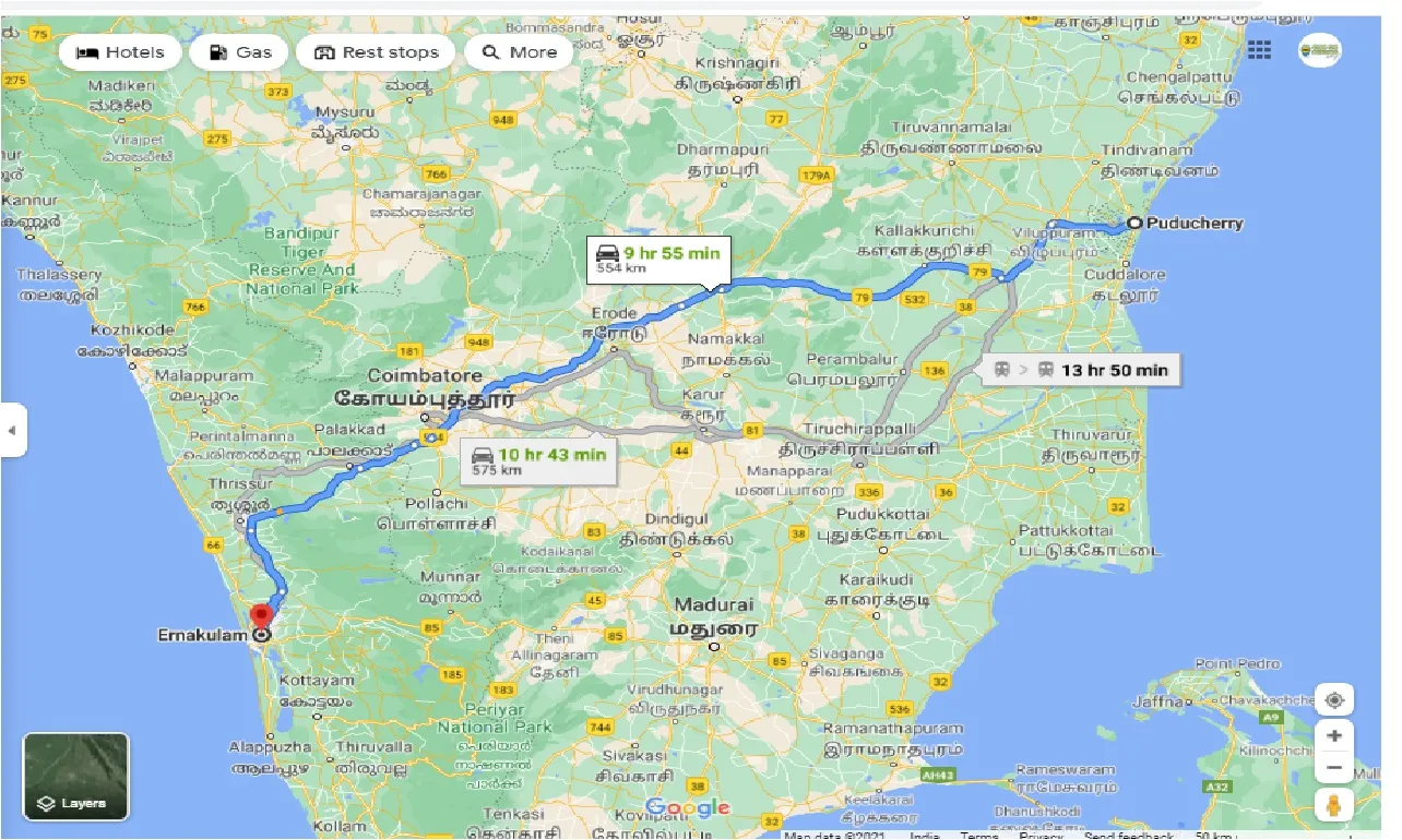 pondicherry-to-ernakulam-round-trip