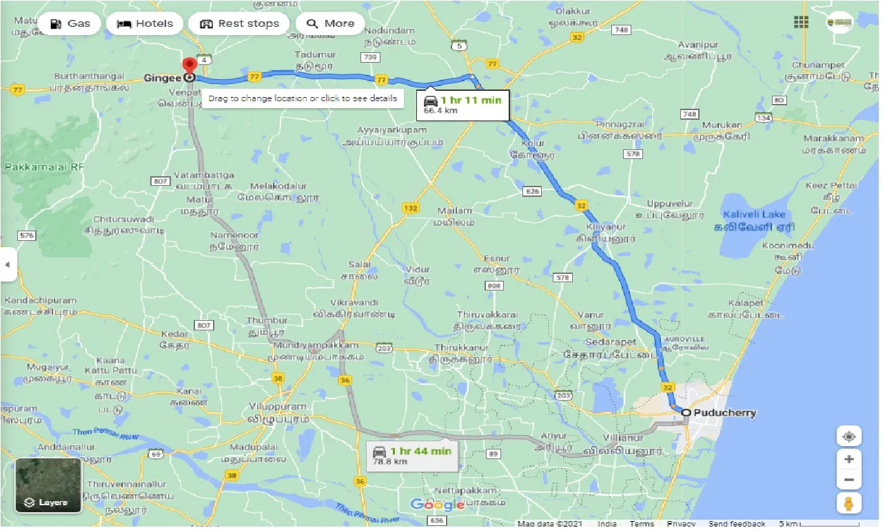 pondicherry-to-gingee-round-trip