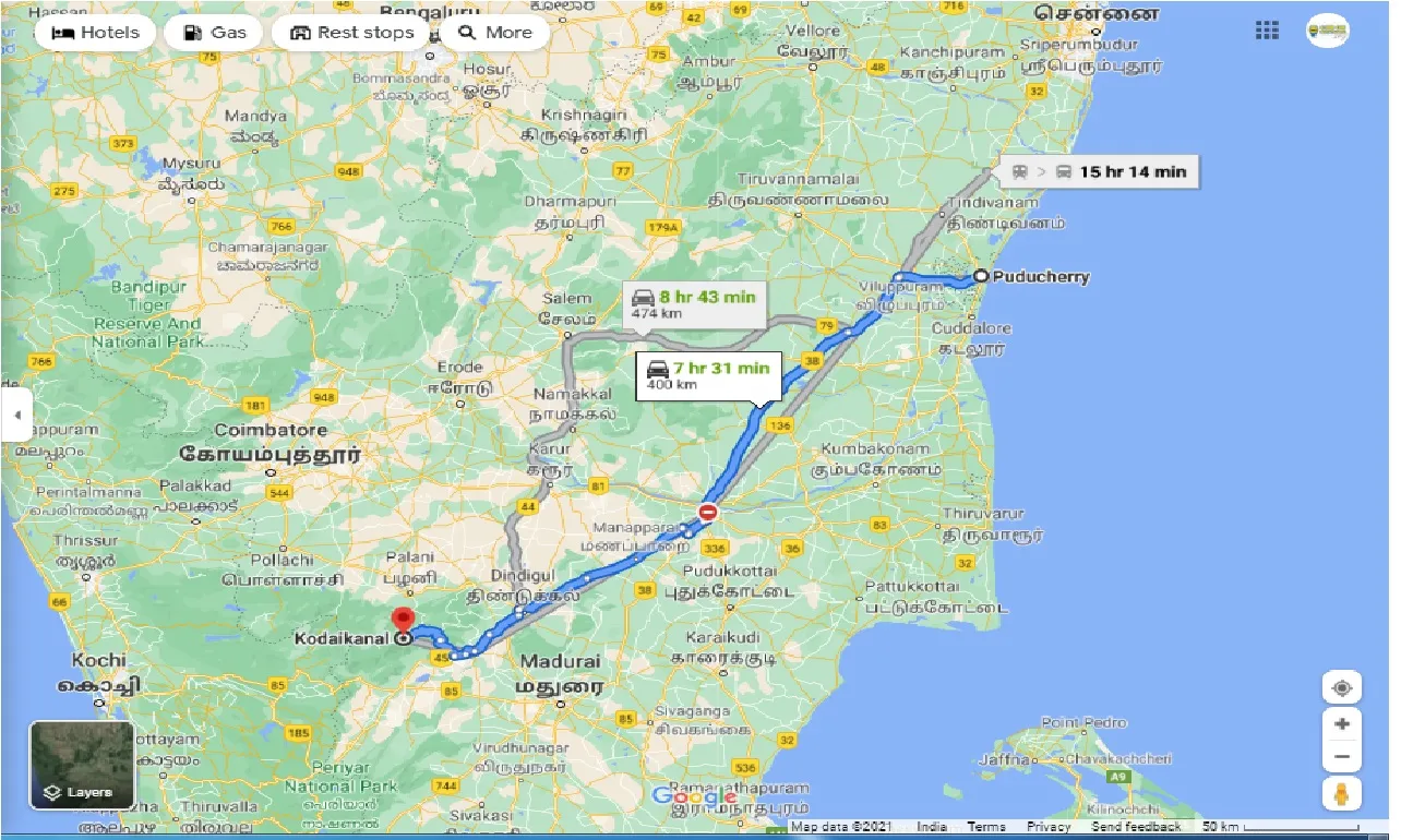 pondicherry-to-kodaikanal-one-way