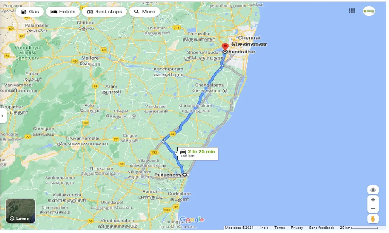 pondicherry-to-kundrathur-round-trip