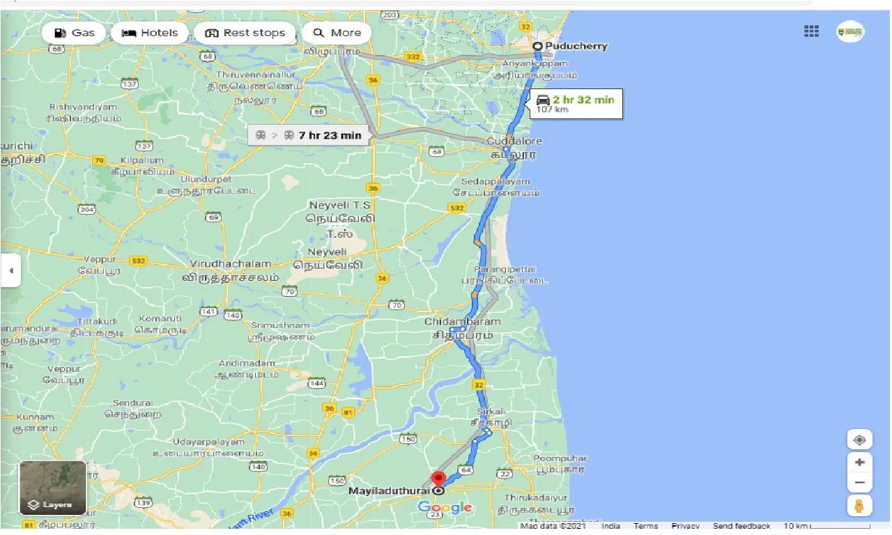 pondicherry-to-mayiladuthurai-round-trip