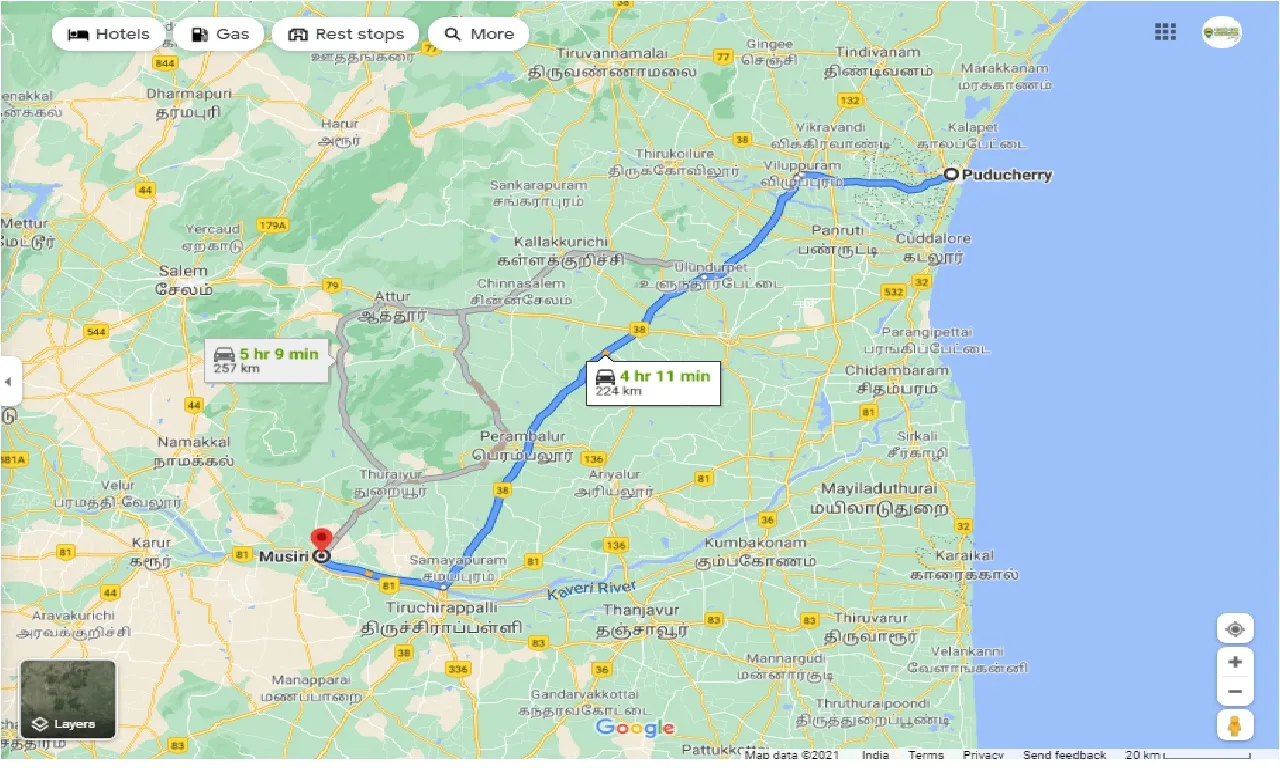 pondicherry-to-musiri-round-trip