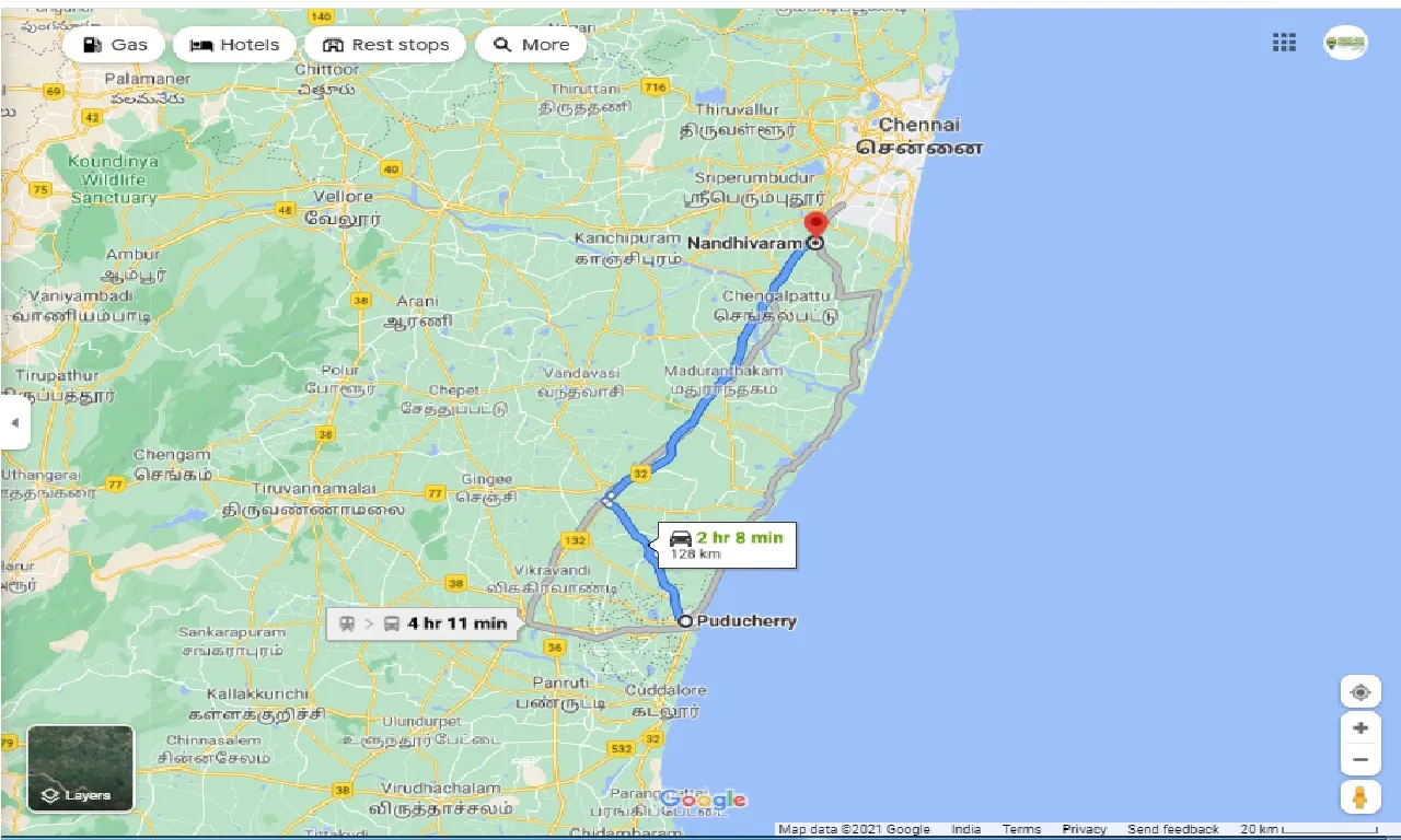 pondicherry-to-nandivaram-guduvancheri-round-trip