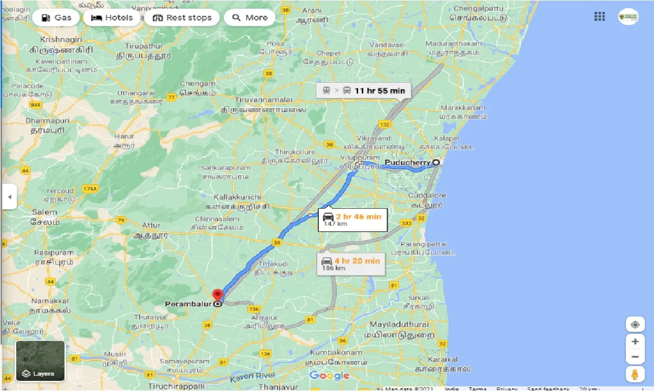 pondicherry-to-perambalur-round-trip