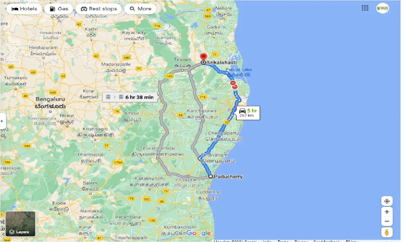 pondicherry-to-srikalahasti-round-trip