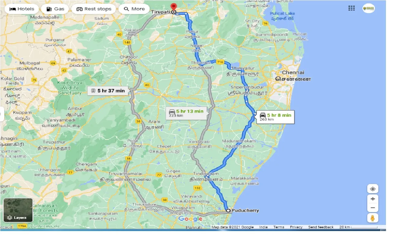 pondicherry-to-tirupati-round-trip
