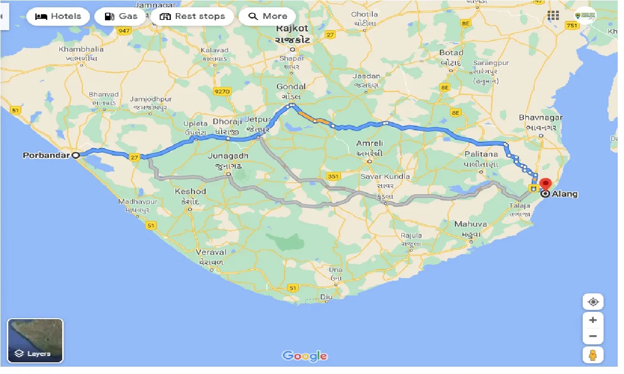 porbandar-to-alang-taxi