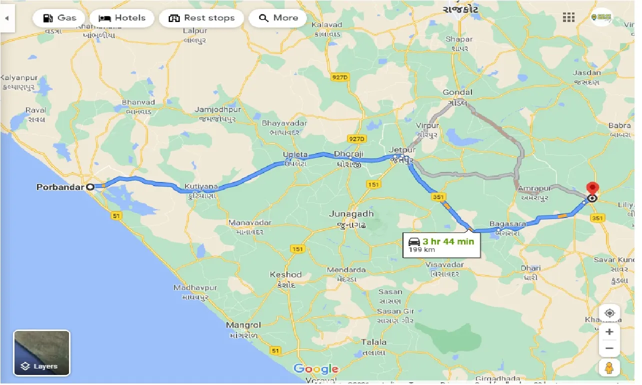 porbandar-to-amreli-taxi
