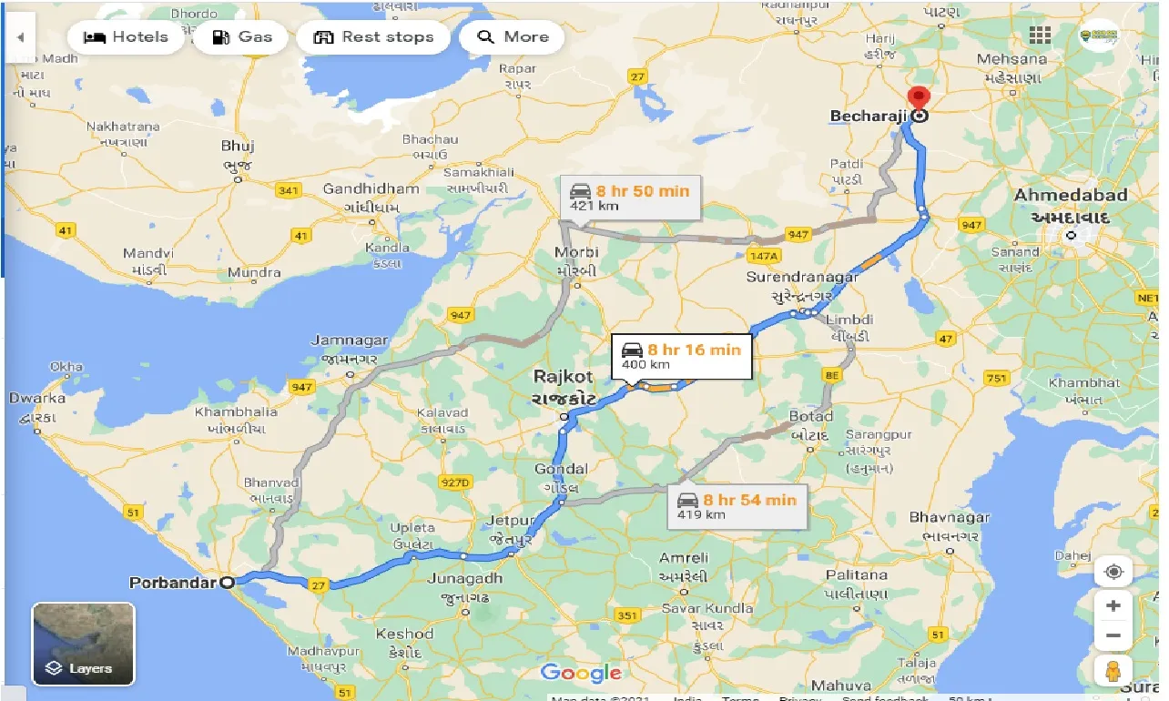 porbandar-to-becharaji-one-way
