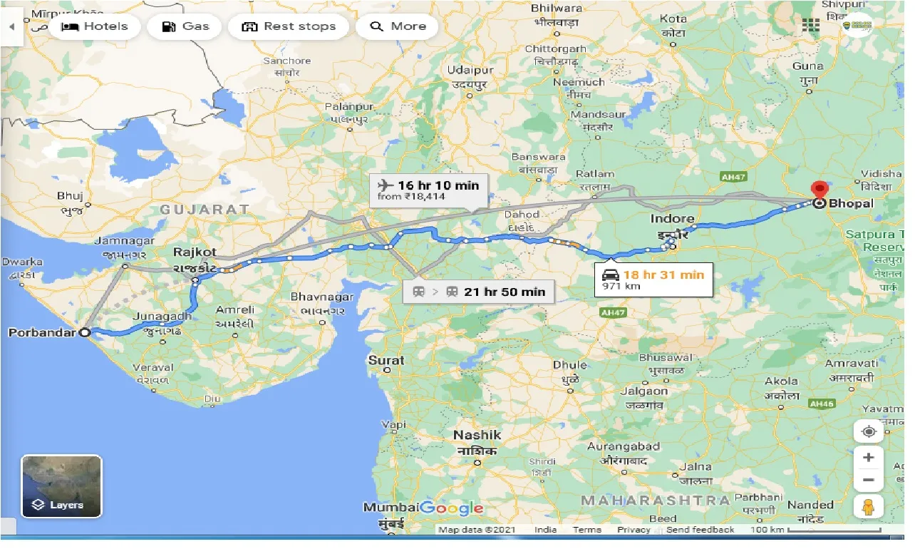 porbandar-to-bhopal-one-way