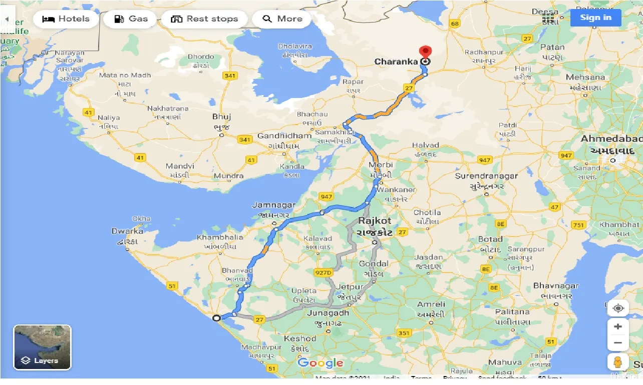 porbandar-to-charanka-one-way
