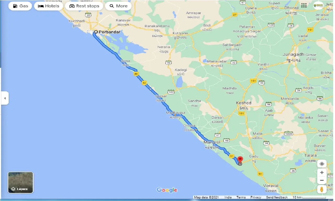 porbandar-to-chorwad-round-trip
