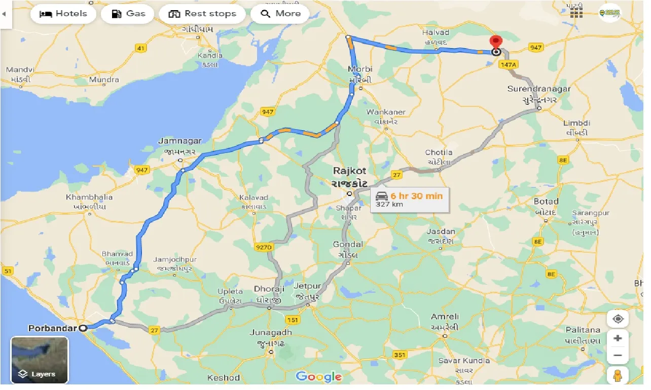 porbandar-to-dhrangadhra-taxi