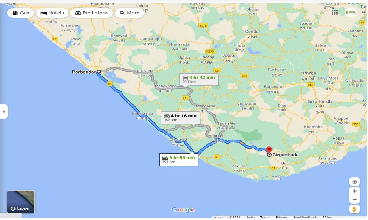 porbandar-to-gir-gadhada-round-trip