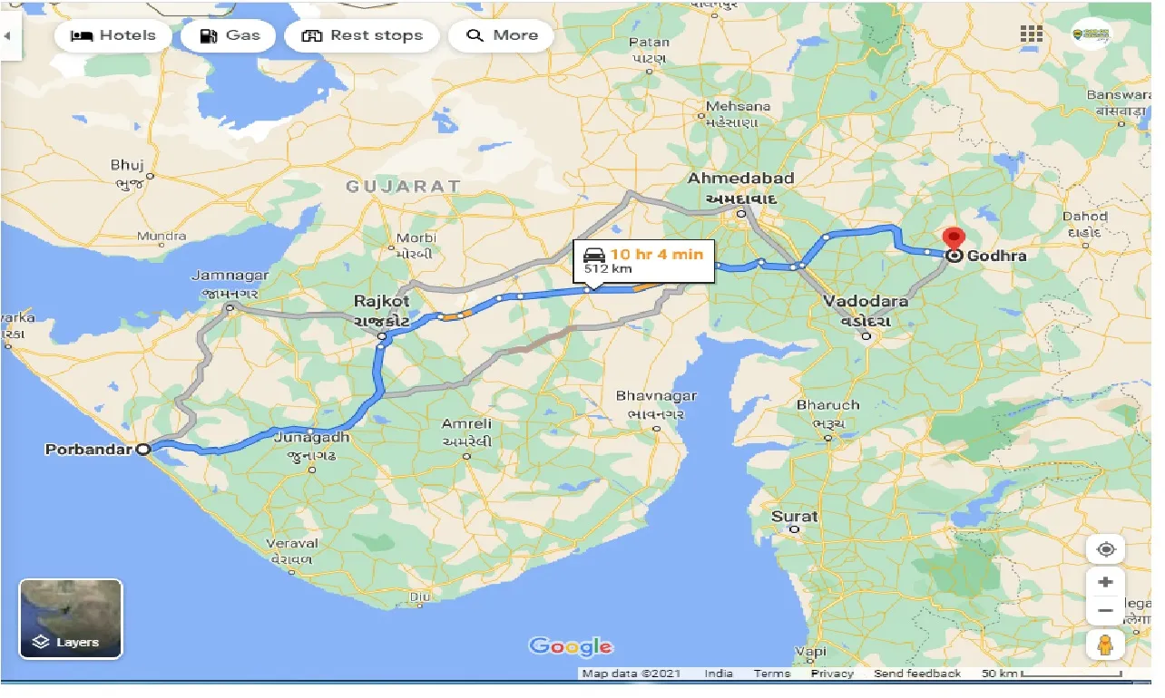 porbandar-to-godhra-taxi