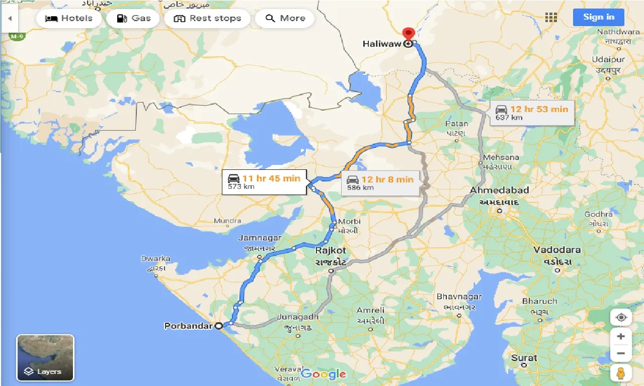 porbandar-to-haliwaw-one-way