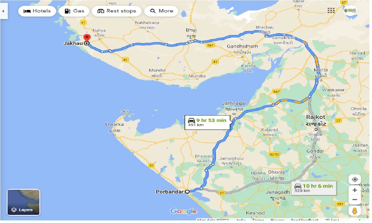 porbandar-to-jakhau-one-way
